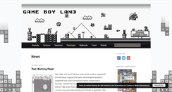 Desktop Screenshot of gameboyland.de
