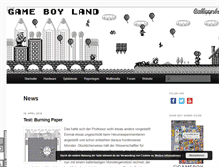 Tablet Screenshot of gameboyland.de